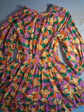 Briton Court Vibrant Summer Mini Dress In Medium